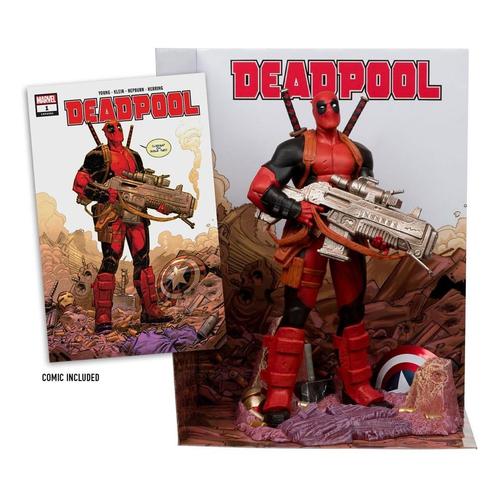 Marvel Collection PVC Statue 1/6 Deadpool (Deadpool #1) 27 c, Verzamelen, Film en Tv, Ophalen of Verzenden