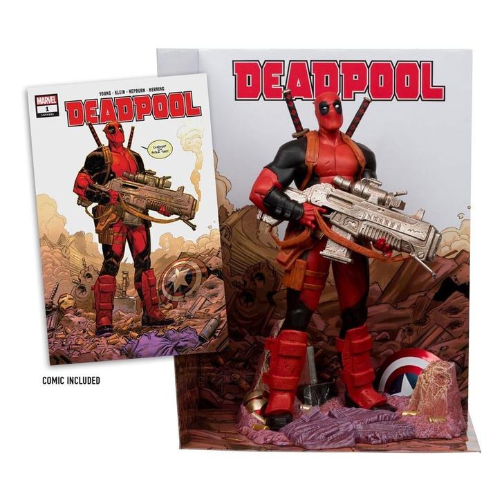 Marvel Collection PVC Statue 1/6 Deadpool (Deadpool #1) 27 c, Verzamelen, Film en Tv, Ophalen of Verzenden