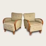 Fauteuil - Textile - Paire de fauteuils hongrois, années 30
