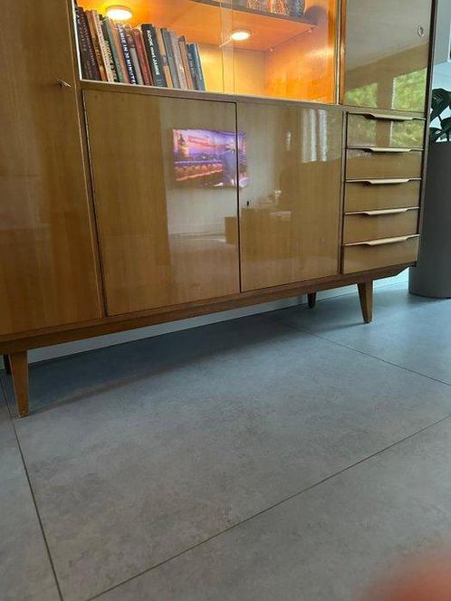 Buffet - Bois, Métal, Verre, Antiek en Kunst, Kunst | Designobjecten