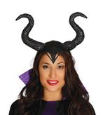 Halloween Haarband Maleficent, Verzenden, Nieuw