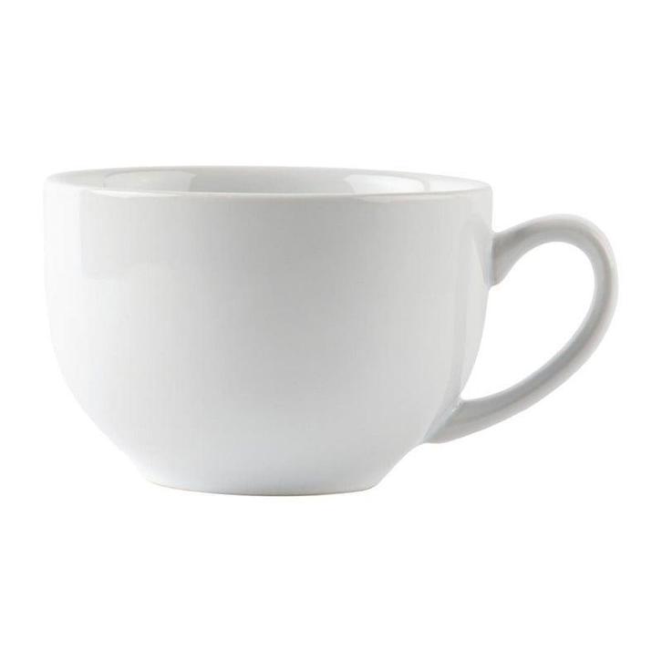 Cappuccinokopjes | CAFÉ | Keramiek | Wit | 34cl | 12 Stuks, Zakelijke goederen, Horeca | Keukenapparatuur, Nieuw in verpakking