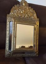 Wandspiegel- halborstelkast met spiegel 1930/1950 - Messing