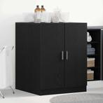 vidaXL Wasmachinekast met opslag Zwart eiken 70.5 x 71.5 x, Verzenden, Nieuw