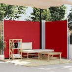 vidaXL Windscherm uittrekbaar 170x600 cm rood, Tuin en Terras, Verzenden, Nieuw