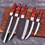 Couteau de cuisine - Résine et acier forgé à haute teneur en