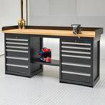 Datona Werkbank PRO met bamboe werkblad en 12 lades - 200, Doe-het-zelf en Bouw, Werkbanken, Ophalen of Verzenden, Nieuw
