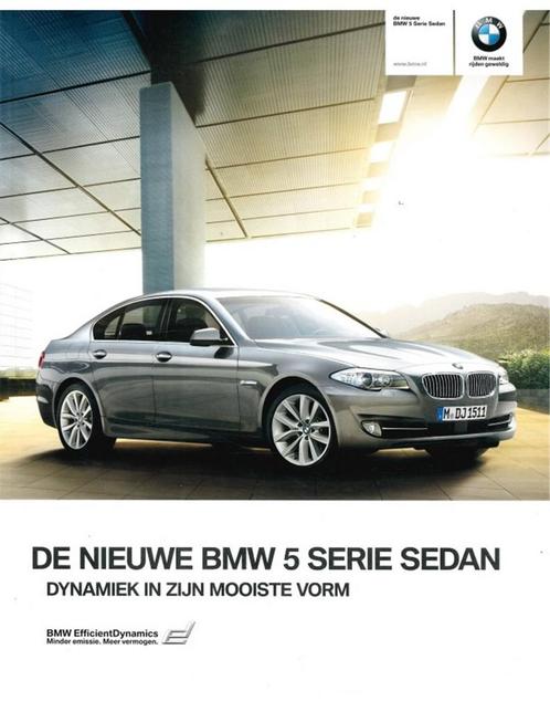 2009 BMW 5 SERIE SEDAN BROCHURE NEDERLANDS, Livres, Autos | Brochures & Magazines