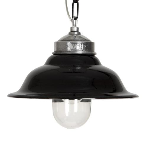 Retro  vintage Porto Fino Zwart Binnenverlichting, Huis en Inrichting, Lampen | Hanglampen, 75 cm of meer, Nieuw, Metaal, Overige materialen