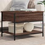 vidaXL Salontafel 70x50x50 cm bewerkt hout en metaal, Huis en Inrichting, Tafels | Salontafels, Verzenden, Nieuw