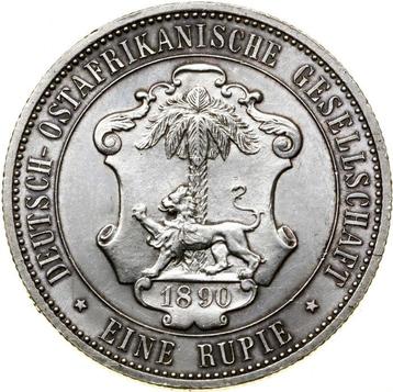 Duits Oost-Afrika. Emperor Wilhelm II (1888-1918). 1 Rupie beschikbaar voor biedingen