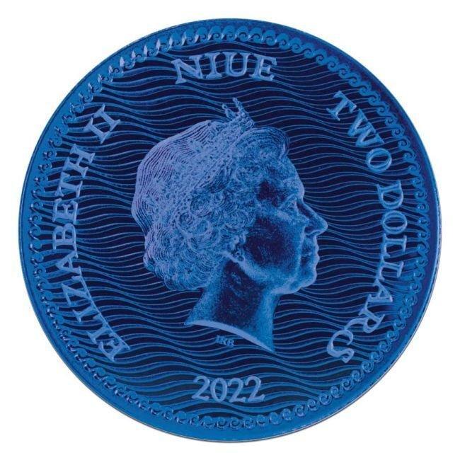 Niue. 2 Dollars 2022 1oz Niue Silver Calico Jack Jolly Roger, Timbres & Monnaies, Métaux nobles & Lingots