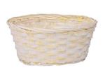 Rieten mand maritien blauwwit rectangle 28x13x11cm. goedkope, Nieuw