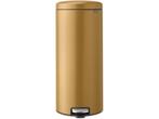 Brabantia NewIcon - Prullenbak - 30 liter - Warm Gold, Verzenden, Zo goed als nieuw