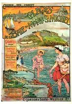 Reclame - postkaarten met publiciteit van oude affiches -, Verzamelen, Gelopen