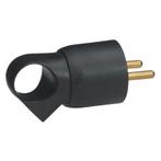 Legrand zwarte plug met trekoog - 050428 [25 stuks], Doe-het-zelf en Bouw, Elektriciteit en Kabels, Verzenden, Nieuw