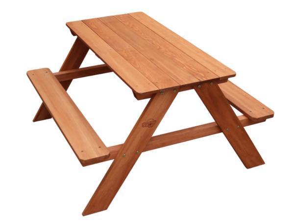 Veiling - Sunny Dave Picknicktafel Bruin, Tuin en Terras, Picknicktafels, Gebruikt