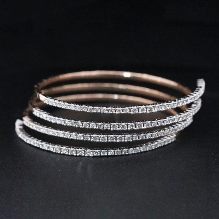Armband - 18 karaat Geel goud - 3.55ct. tw. Diamant, Bijoux, Sacs & Beauté, Bracelets