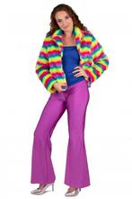 Flared Broek Neon Paars, Kleding | Dames, Nieuw, Verzenden