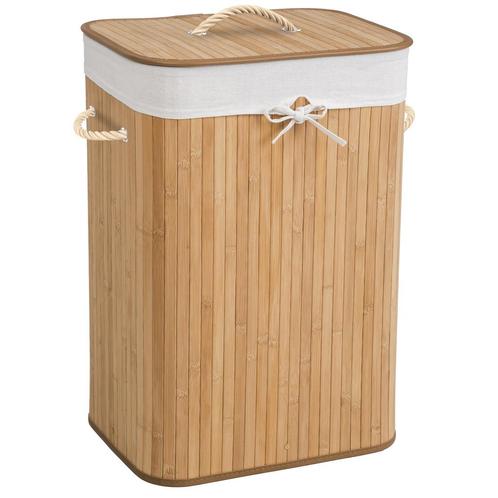 tectake Wasmand incl. waszak - 72 L, beige, Huis en Inrichting, Overige Huis en Inrichting, Verzenden