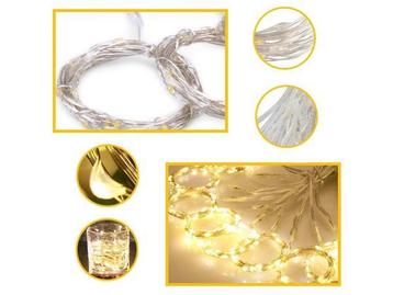 Veiling - Decoratie verlichting - led gordijn met afstandsbe