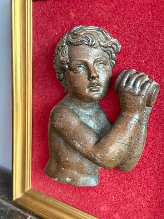 sculptuur, Fragment Heilige Nikolaas let de drie kinderen in, Antiek en Kunst, Kunst | Niet-Westerse kunst