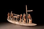 Égypte ancienne, Moyen Empire Maquette dun bateau en bois, Verzamelen