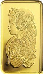 1 gram - Goud .999 - PAMP, Switzerland - Verzegeld en met, Postzegels en Munten