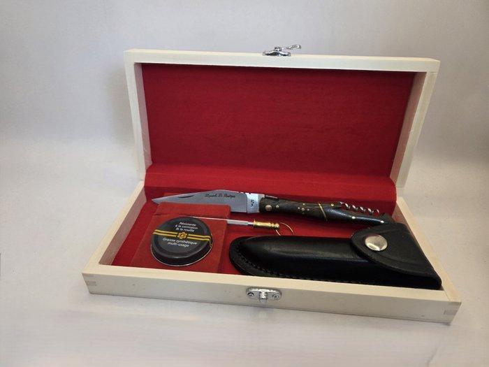 Laguiole - Le Rustique - Tafelmes - Laguiole zakmes in kist, Antiquités & Art, Antiquités | Ustensiles de cuisine