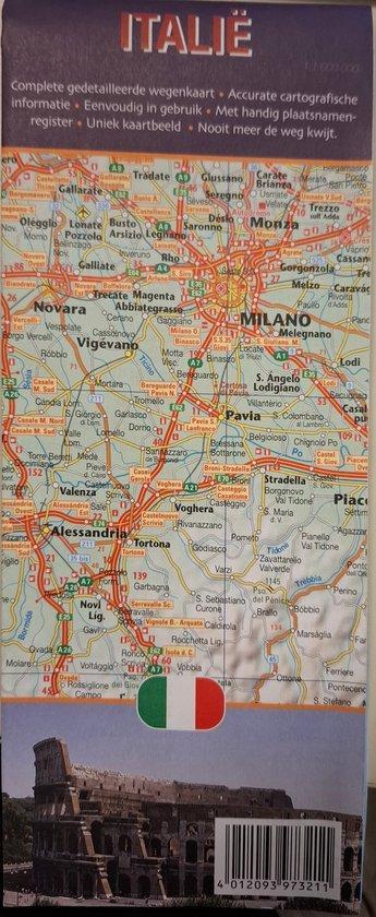 Compleet gedetailleerde wegenkaart - Italië 4012093973211, Boeken, Overige Boeken, Gelezen, Verzenden