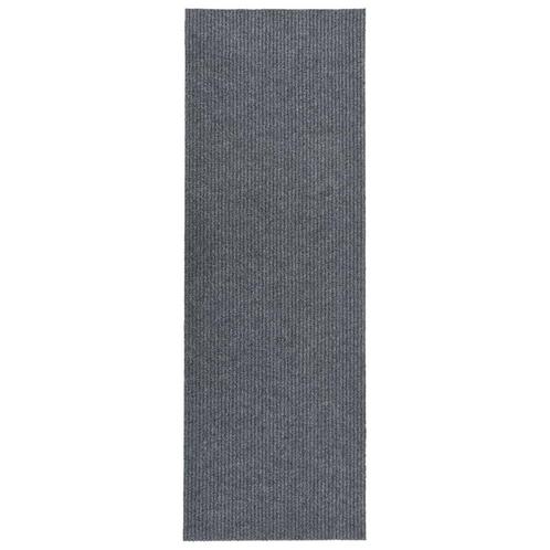 vidaXL Droogloopmat 100x350 cm grijs, Huis en Inrichting, Stoffering | Tapijten en Vloerkleden, Nieuw, Verzenden