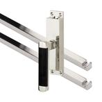 Kruk-espagnolet Dual links glans nikkel inclusief 2 stangen, Doe-het-zelf en Bouw, Nieuw, Overige materialen, Klink of Kruk