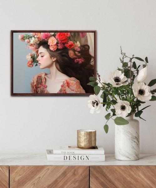 Viet Ha Tran - Spring blossoms, Antiek en Kunst, Kunst | Schilderijen | Modern