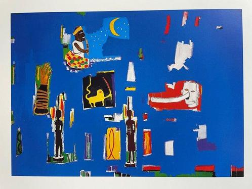 Jean-Michel Basquiat - ANTAR (1985) - Années 2000, Antiek en Kunst, Kunst | Tekeningen en Fotografie