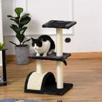 Klimboom - KattenClimbers - Sisal - Pluche - Donkergrijs, Dieren en Toebehoren, Ophalen of Verzenden, Nieuw