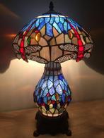 Tiffany stijl tafellamp Studio - Baby Blue Dragonfly met 2