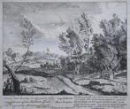 Pieter Schenk (1660-1718/19), uitgever - Landschap met het
