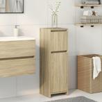 vidaXL Badkamerkast 30x30x95 cm spaanplaat sonoma, Huis en Inrichting, Badkamer | Badkamermeubels, Verzenden, Nieuw