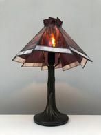 Lampe de table - En alliage, Verre, Antiquités & Art