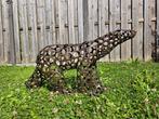 Beeld, XL Bronze Polar Bear after Francois Pompon 81cm -