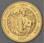 Groot-Brittannië. Goldmünze 1/4oz Seymour Unicorn 2024, Timbres & Monnaies, Métaux nobles & Lingots