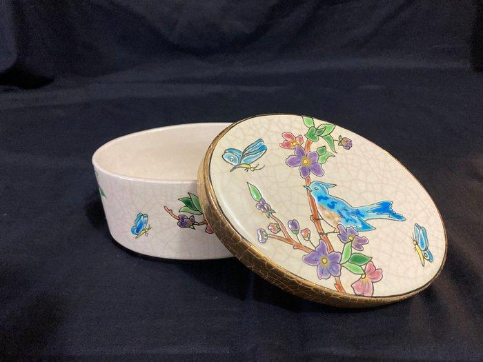 Émaux Longwy Les Recollets - Koekjesdoos - Prachtige, Antiek en Kunst, Antiek | Glaswerk en Kristal