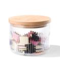 HEMA Voorraadpot Glas 0.7L Gestreept
