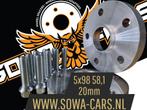 Spacers 20mm Alfa Fiat Opel 5x98 58.1 Spoorverbreders, Ophalen of Verzenden