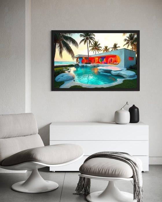 KOYA (1967) - House of the Artist Toile 1/1 XL, Antiek en Kunst, Kunst | Designobjecten