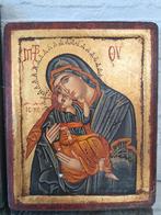 Icône - Mère de Dieu, (2) - Bois - peint à la main