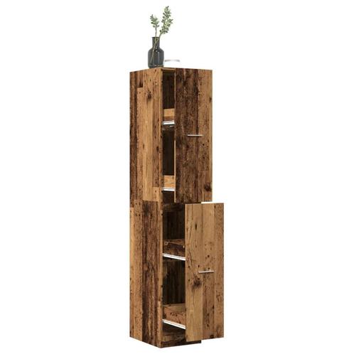vidaXL Apothekerskast 30x41x174,5 cm bewerkt hout oud, Huis en Inrichting, Kasten | Overige, Nieuw, Verzenden