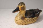Appelant canard - Signed James Haddon Duck Decoy – Hand, Antiquités & Art