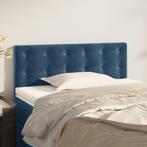 vidaXL Hoofdbord 80x5x78/88 cm fluweel donkerblauw, Huis en Inrichting, Verzenden, Nieuw