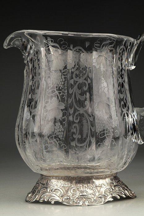 J.D. Schleissner & Sohne - Kruik - .800 zilver, Antiek en Kunst, Antiek | Zilver en Goud